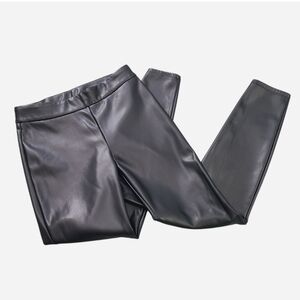 Bar III Black Faux Leather Leggings
